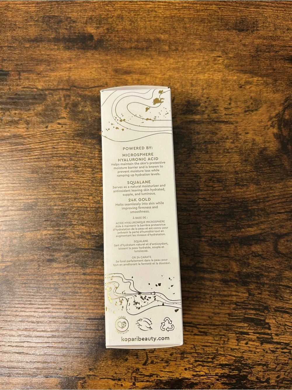 Kopari Golden Aura Body Oil 24K Gold & Hyaluronic Acid 3.3 oz